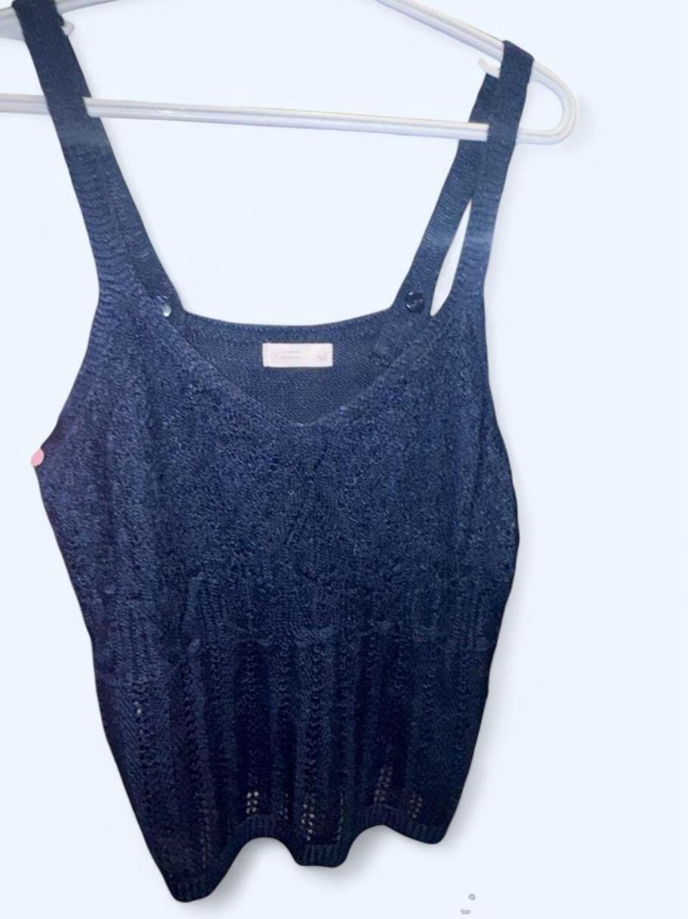 *NWT* LC Lauren Conrad Navy Knit Tank Top